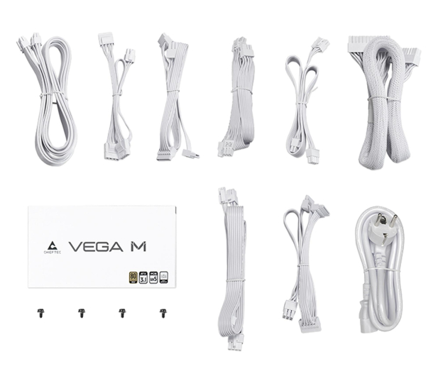 Chieftec Vega M 750W 80 Plus Gold White - 1503540 - zdjęcie 7